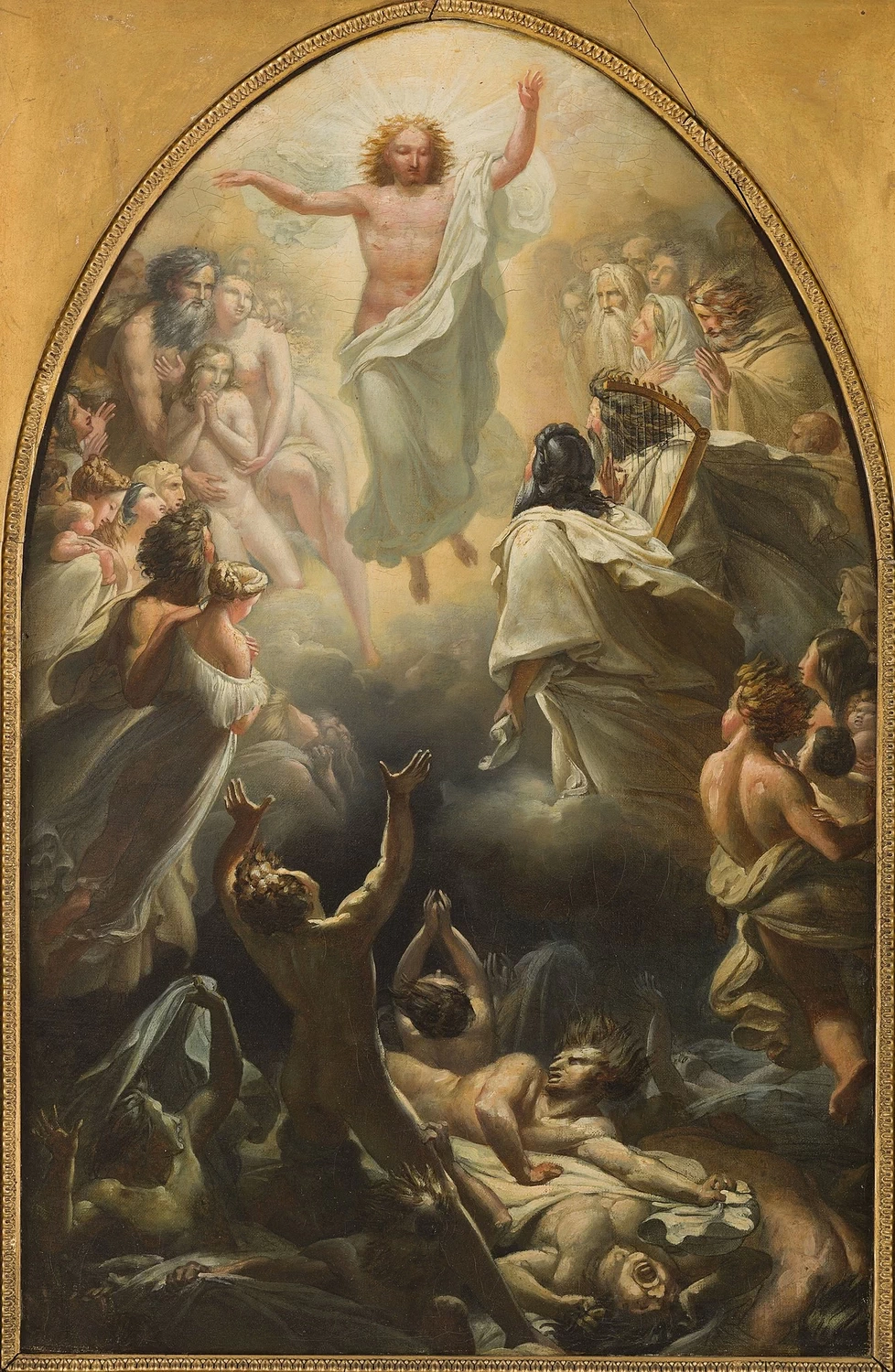 Bozzetto per la Madonna della Croce, La discesa di Gesù Cristo al Limbo - Musée des Beaux, Arts de la ville de Paris